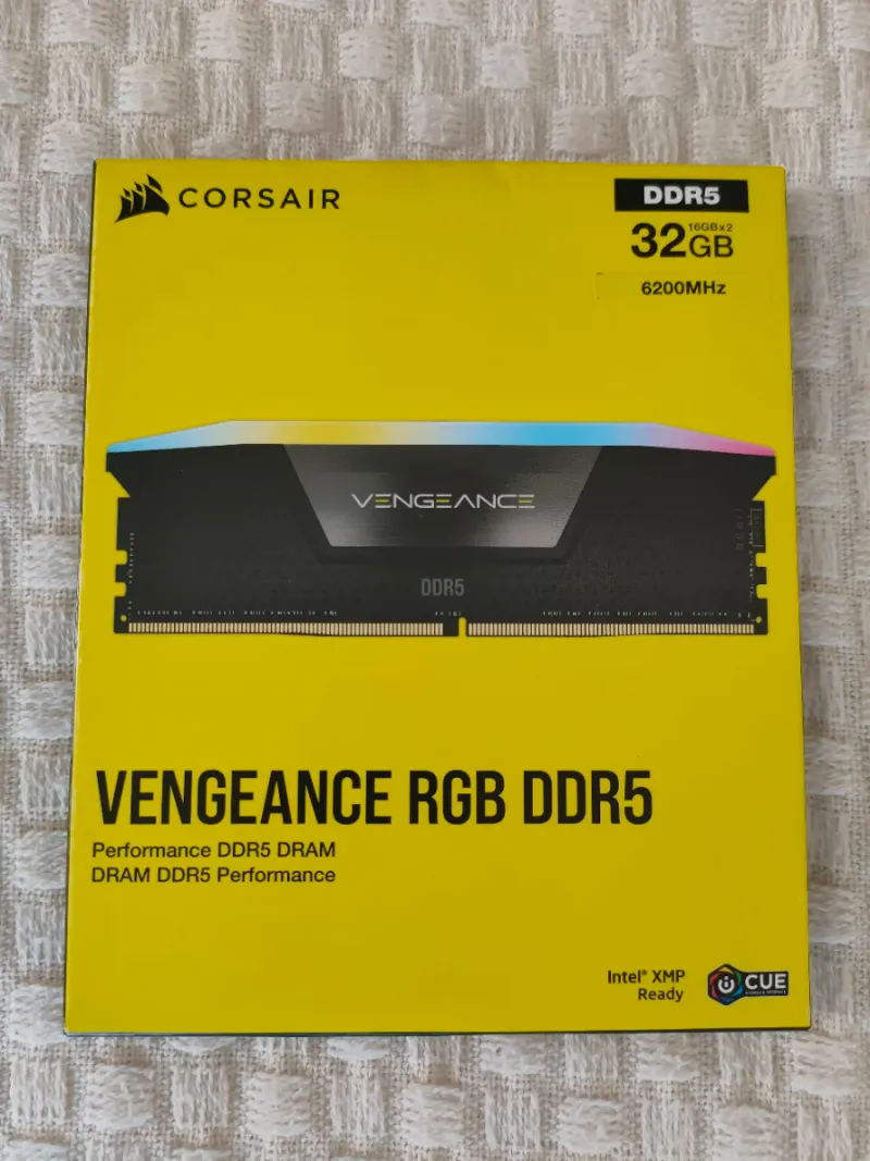 Corsair Vengeance RGB DDR5 32GB (2x16GB) 6200MHz
