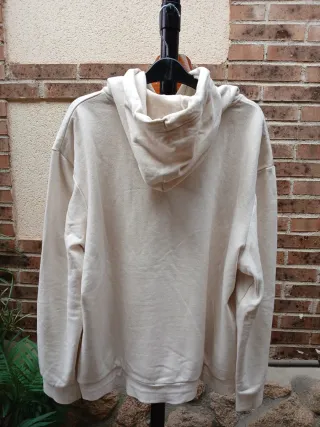 Sudadera Springfield Beige Bordado Bicicleta