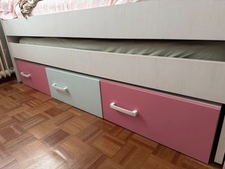 Cama nido con cajones