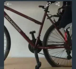 Bici Montaña Rockrider 50 Roja Unisex