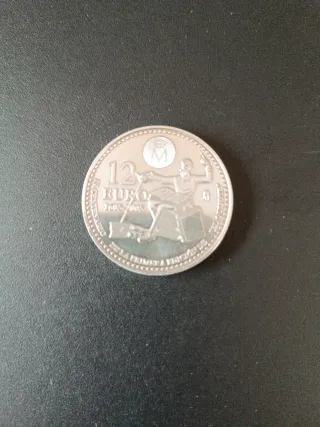 Moneda Plata 12 Euros España 2005