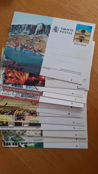 Tarjetas Postales de España años 80