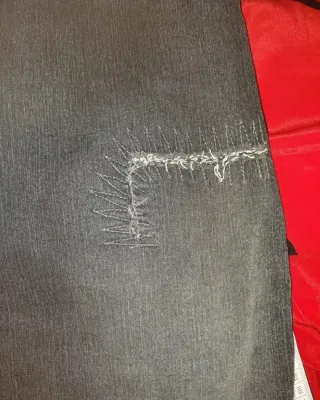 Gonna lunga jeans Grifia vintage sfumata