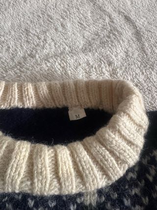 Jersey Pura Lana. Hecho a mano en Perú. Vintage