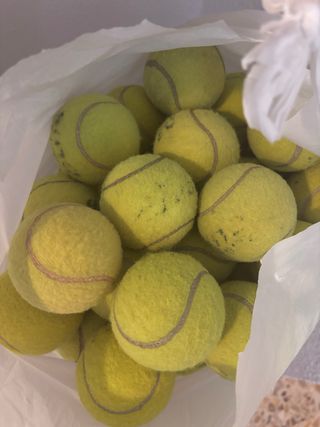 Pelotas de tenis usadas