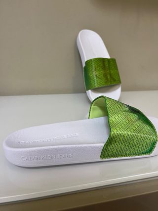 Ciabatte Calvin Klein Jeans Verdi Tg 37