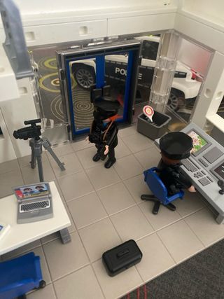 Comisaría Policía Playmobil con Vehículos