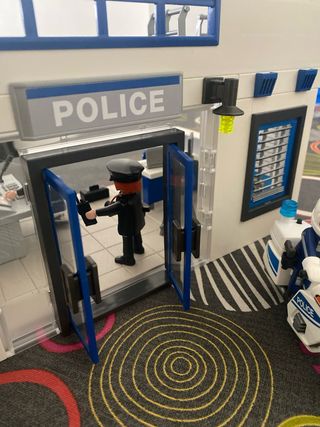 Comisaría Policía Playmobil con Vehículos