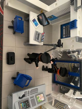 Comisaría Policía Playmobil con Vehículos