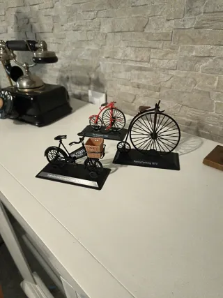 Lote 3 Bicicletas Antiguas en miniatura