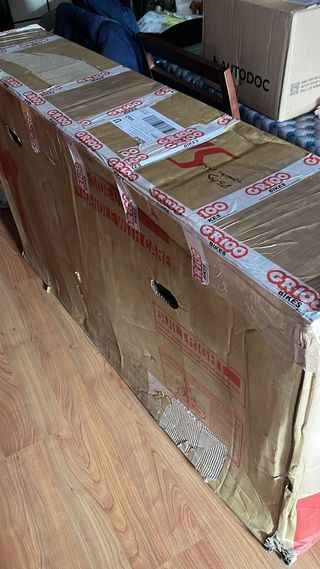 Caja para transporte bicicleta