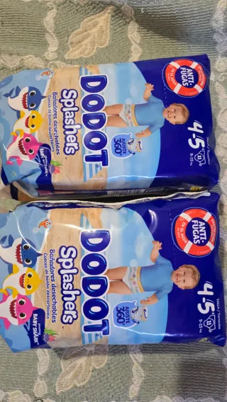 Dodot Splashers Talla 4-5 (9-15kg) 2 paquetes