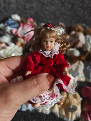 Lote 20 Bambole in Porcellana Vintage Anni '90