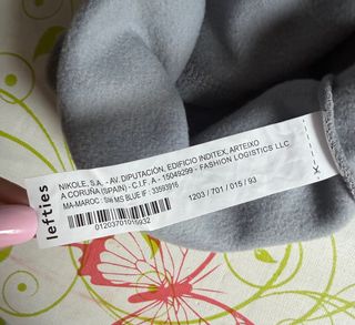 Braga de cuello gris