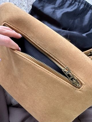 Bolso Zadig & Voltaire ante marrón y dorado