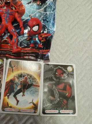 Lote Juguetes Spiderman Moto y Figuras