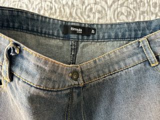 Falda vaquera  con volantes