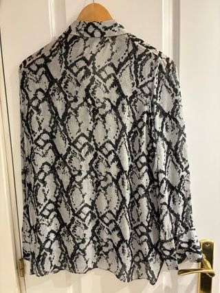 Camisa Massimo Dutti Estampado Serpiente