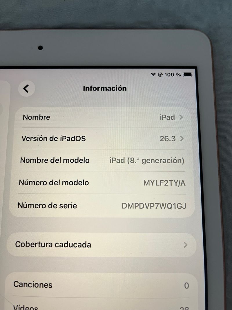 iPad 8ª Gen 128GB Oro/Rosa afbeelding 7