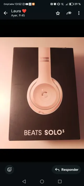 Beats Solo3 Wireless Rose Gold/Blanco