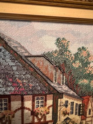 Cuadro Punto de Cruz Dimensions Gold "Memory Lane"