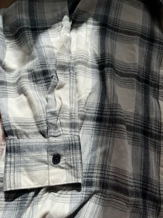 Camisa cuadros mujer gris Primark