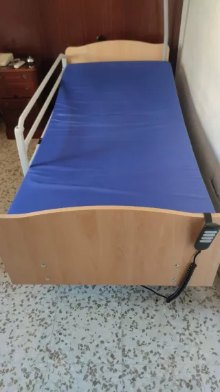 Cama sanitaria eléctrica articulada como nueva