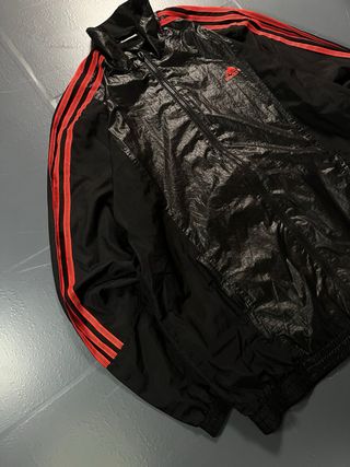 Chándal Adidas Negro y Naranja retro