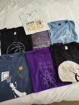 LOTE HOMBRE 7 CAMISETAS