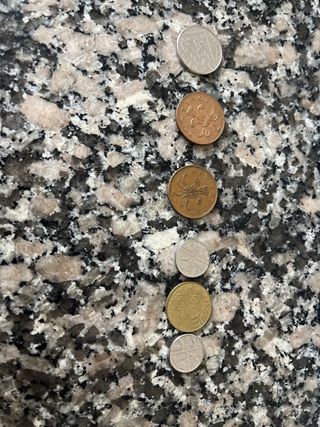 6 Monedas Extranjeras Originales