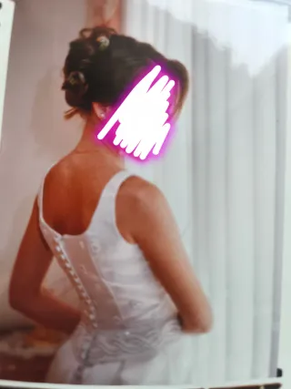 Vestido de Novia Beige