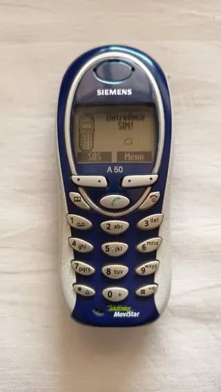 Móvil Siemens A50 Azul/Blanco + Cargador