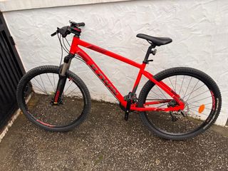 Bicicleta montaña Rockrider B’Twin frenos disco.