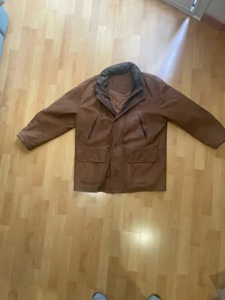 Chaqueta Burberry Cuero Marrón
