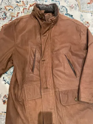 Chaqueta Burberry Cuero Marrón