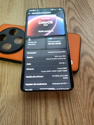 OPPO Find X8 Pro Plata/Naranja