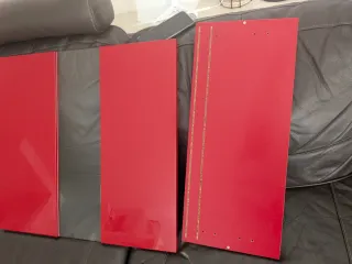Puerta BESTÅ Ikea Cristal Roja X4