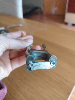 Figura Jirafa Plata Vintage