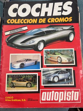 Álbum Coches Colección Cromos Autopista