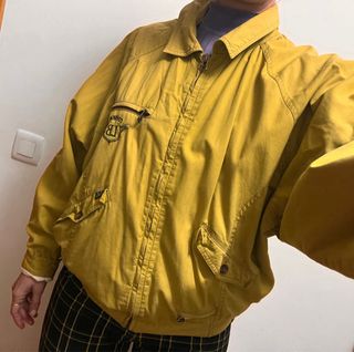 Chaqueta Bomber Vintage Mostaza Talla M unisex