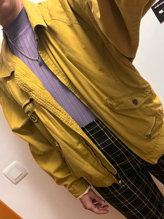 Chaqueta Bomber Vintage Mostaza Talla M unisex