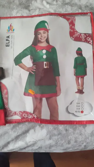 Disfraz Elfo Papá Noel