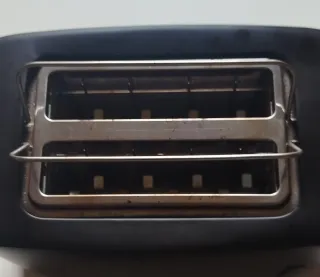 Tostadora negra 2 ranuras