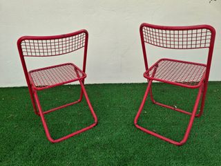 Sillas Federico Ginner Rojas Metálicas