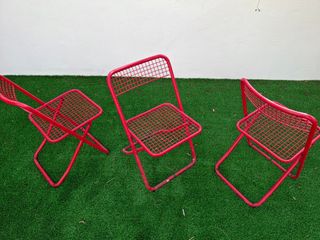 Sillas Federico Ginner Rojas Metálicas