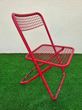 Sillas Federico Ginner Rojas Metálicas