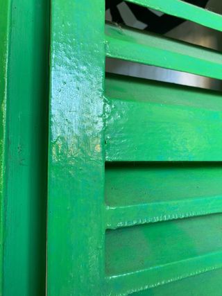 Persiana Mallorquina Verde Madera