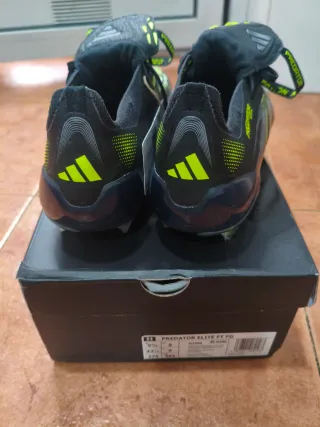 Bota Adidas Predator Élite FT FG Negra/Amarilla