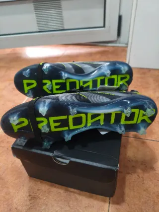 Bota Adidas Predator Élite FT FG Negra/Amarilla