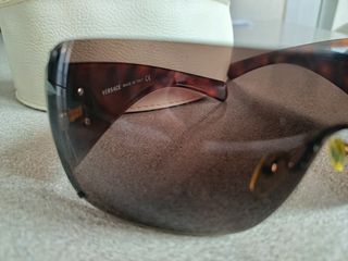 Occhiali da sole Versace marroni e beige